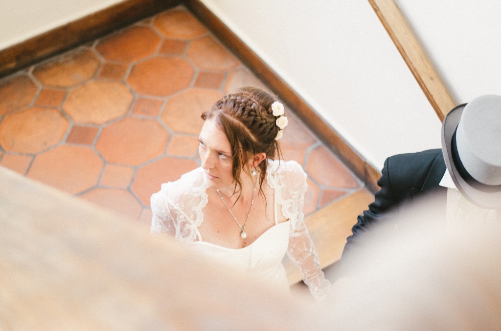 Hochzeitsreportage: Treppe